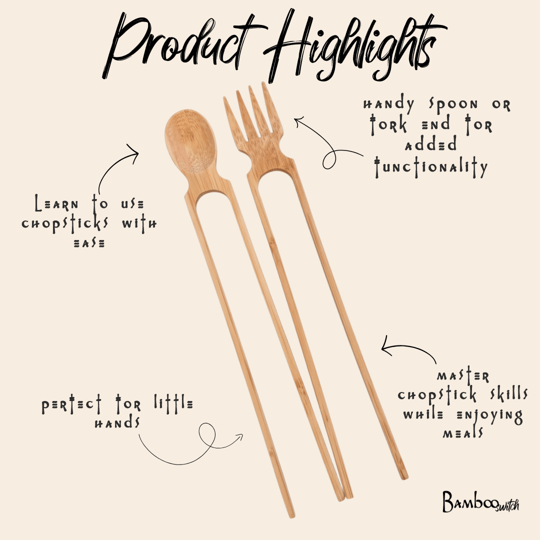 Bamboo Training Chopsticks