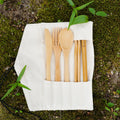 Bamboo Travel Cutlery & Cotton Pouch Set