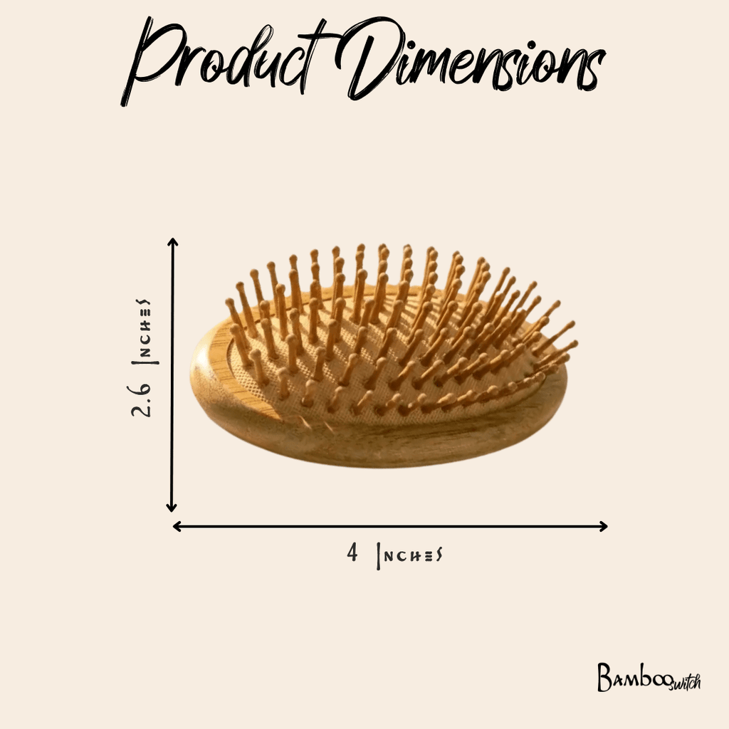Bamboo Travel Hair Brush