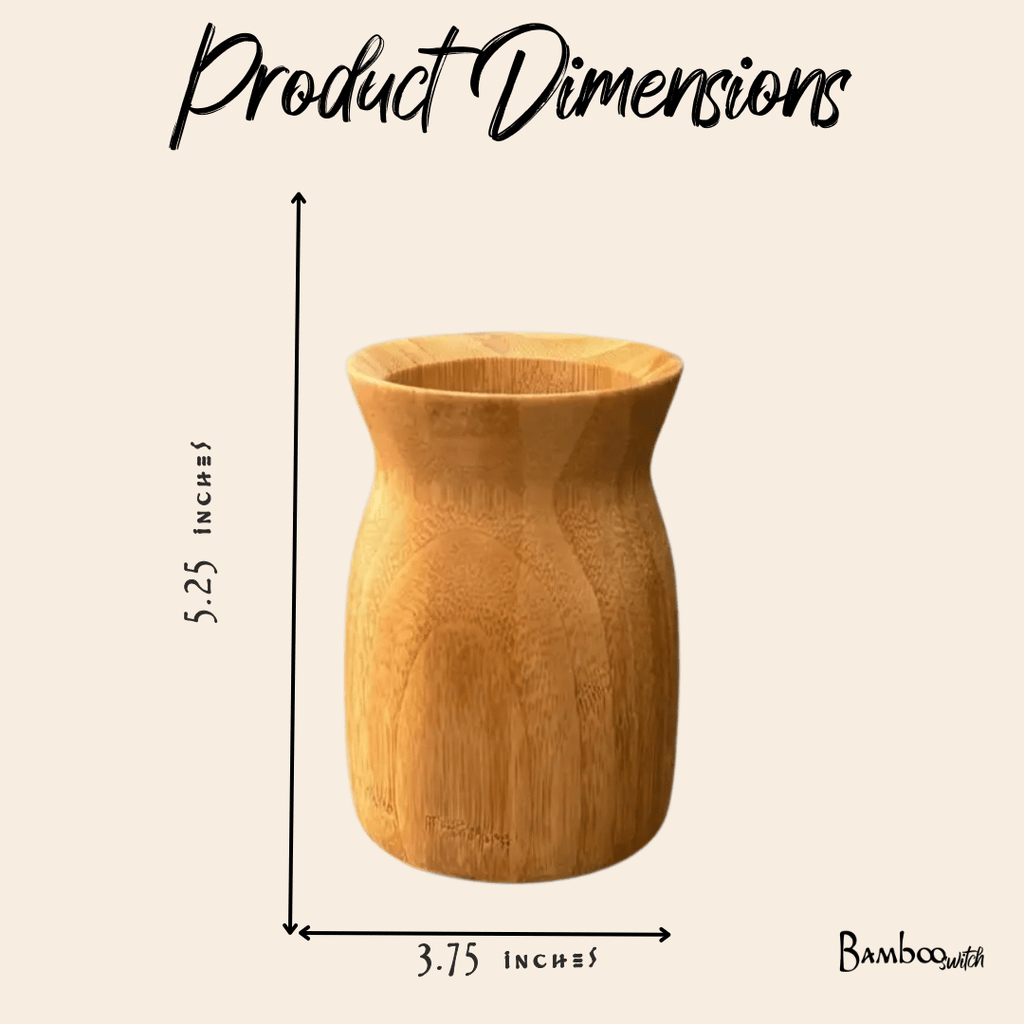 Bamboo Utensil Holder
