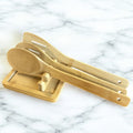 Bamboo Utensil Rest | With Sections