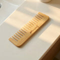 Bamboo Wide Tooth Comb | Flat Tips
