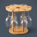 Bamboo Wine Serving Holder