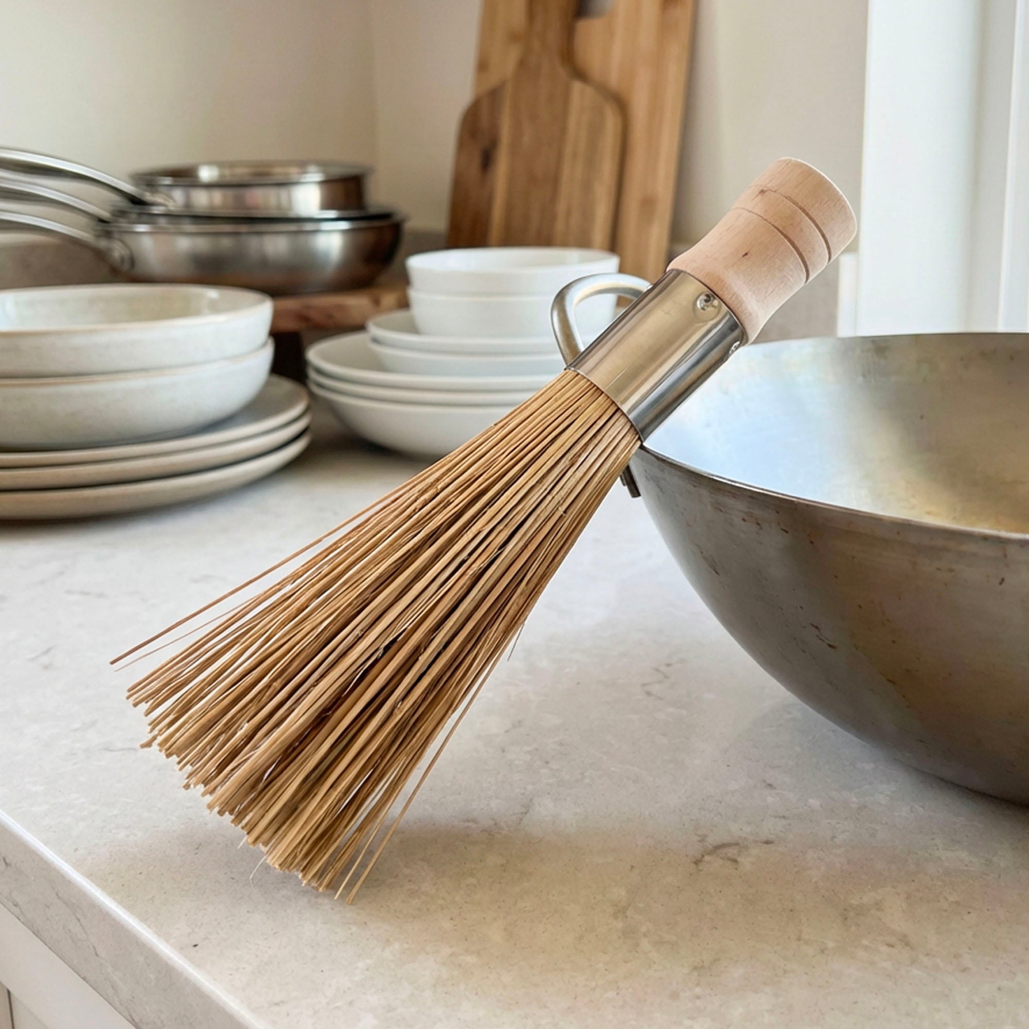Bamboo Wok Cleaning Brush