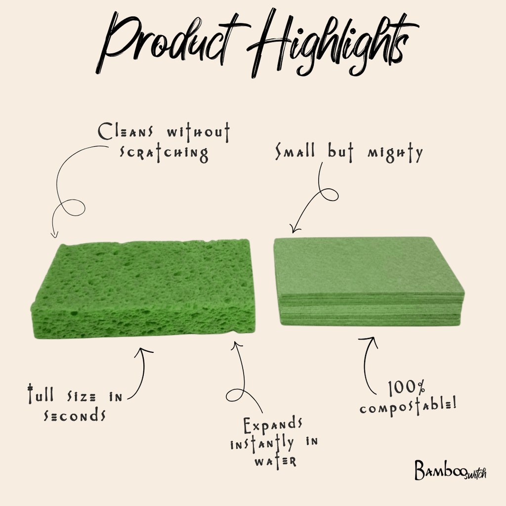 Cellulose Natural Cleaning Sponge