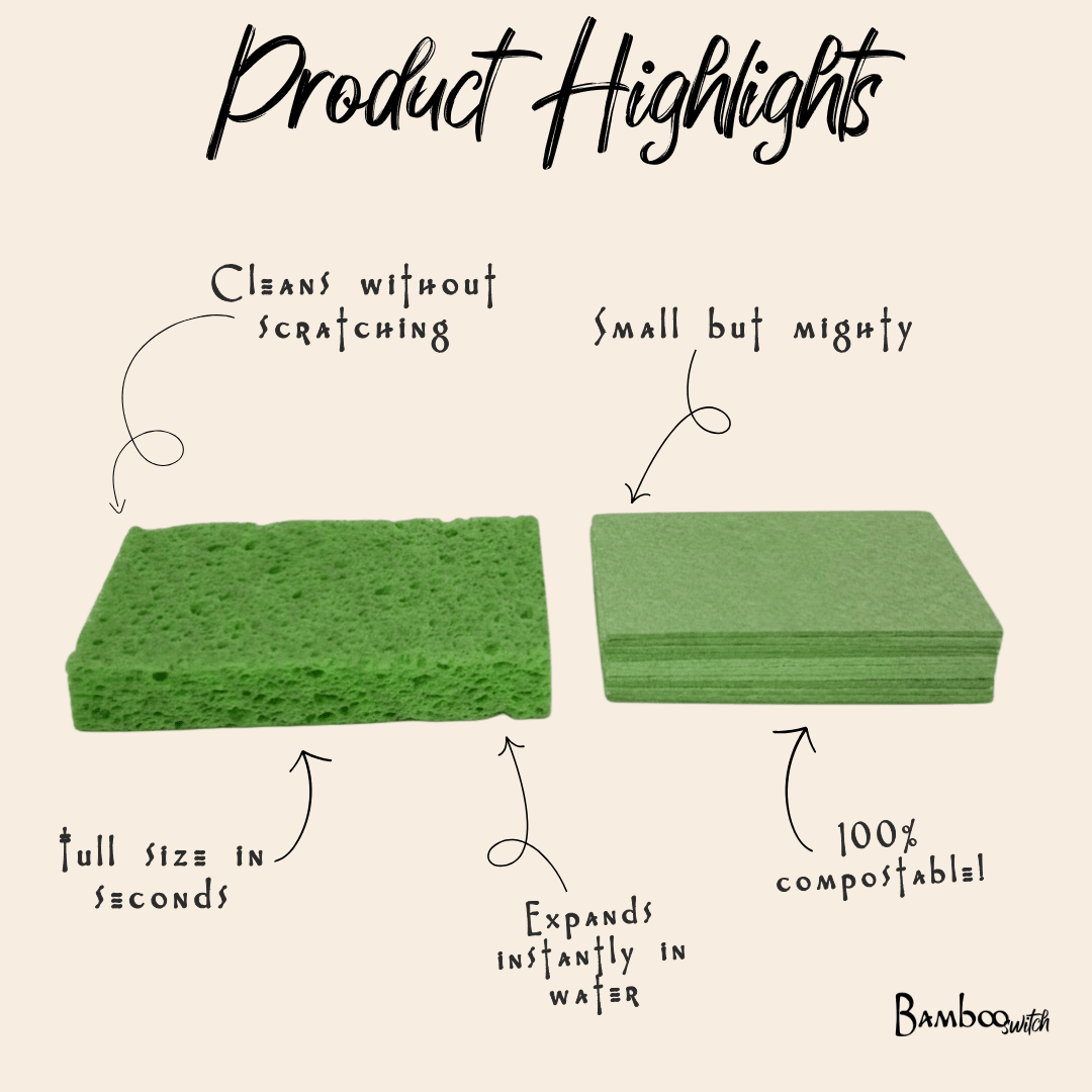 Cellulose Natural Cleaning Sponge