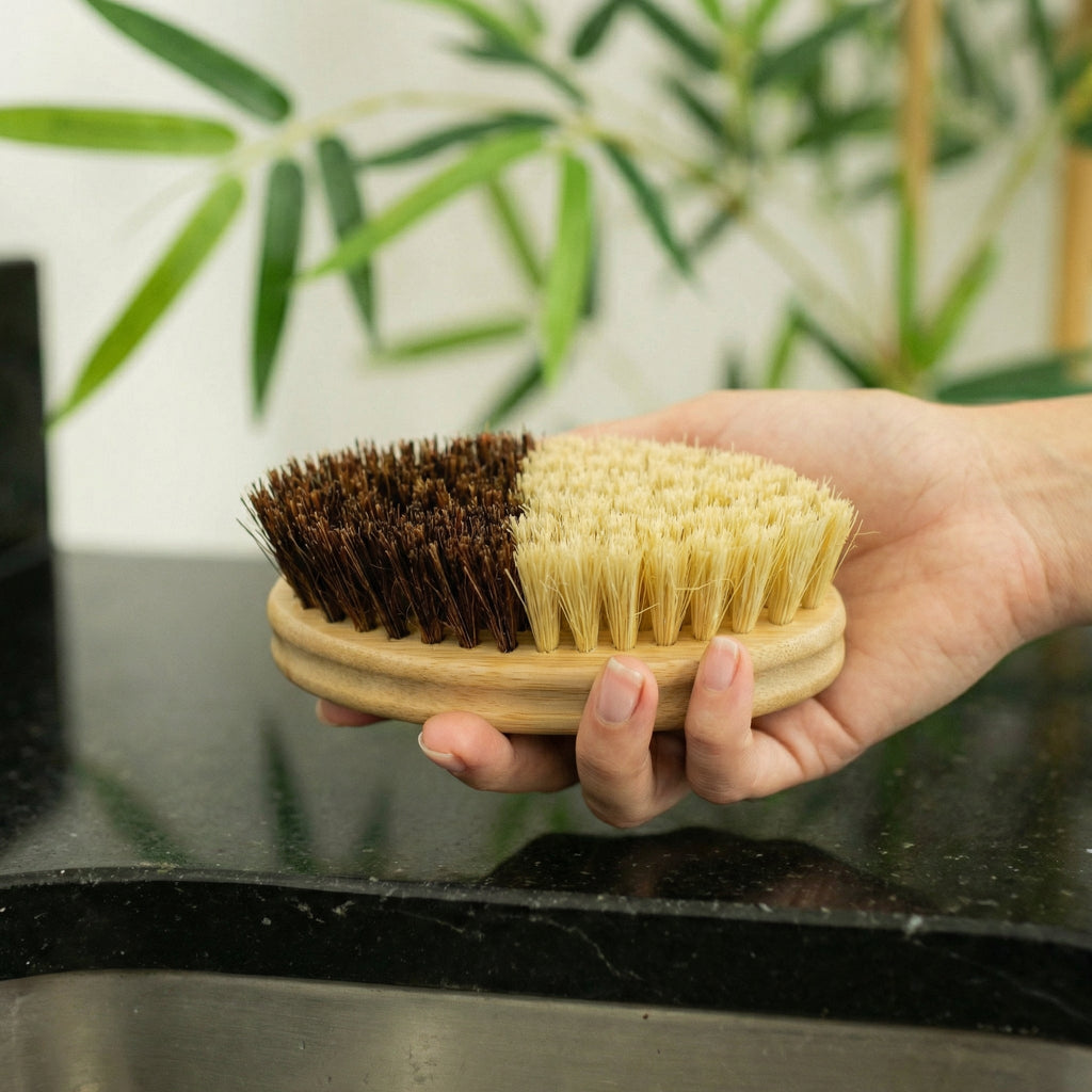 Bamboo Multipurpose Cleaning Brush | Sisal & Coconut Bristle