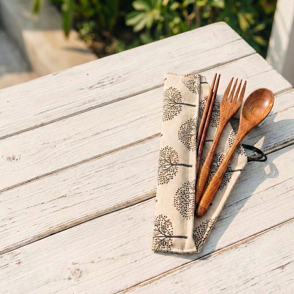 Coconut Flatware Travel Set