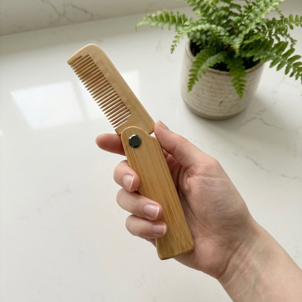 Bamboo Travel Comb | Foldable