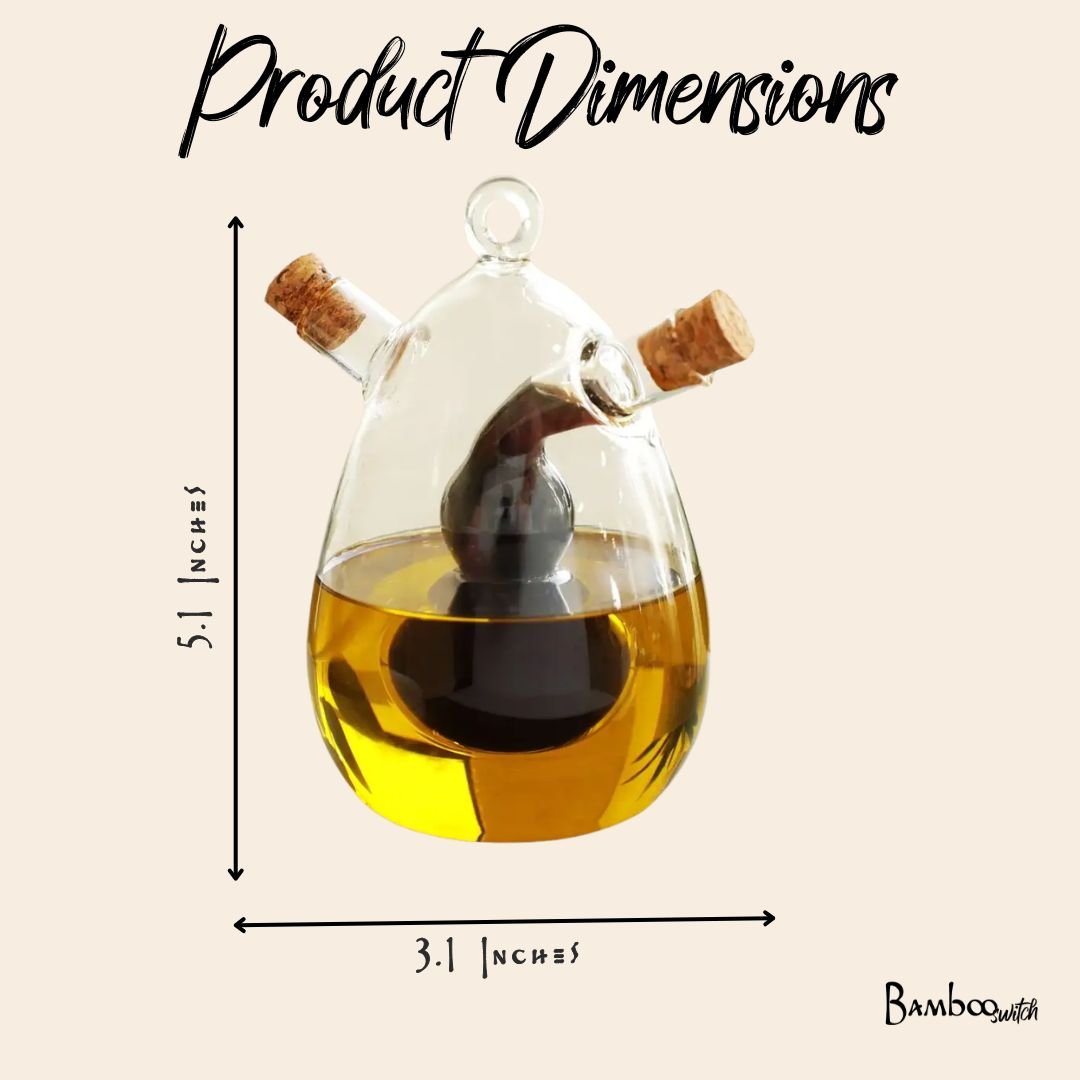 Glass Oil and Vinegar Cruet