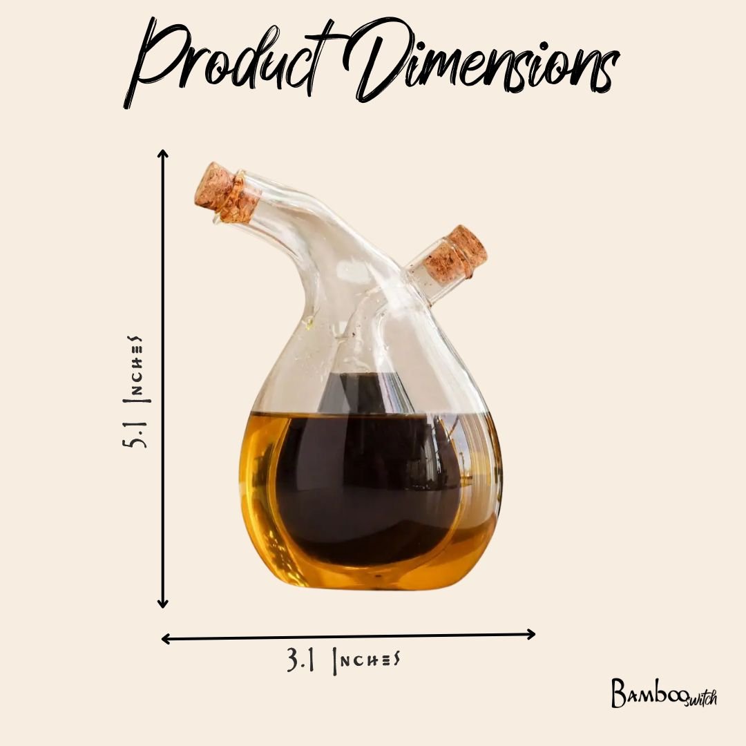 Glass Oil and Vinegar Cruet
