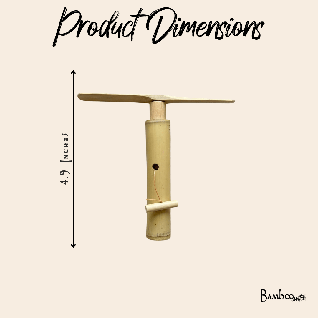 Bamboo Dragonfly Copter Toy | Handmade