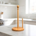 Bamboo Kitchen Paper Towel Holder