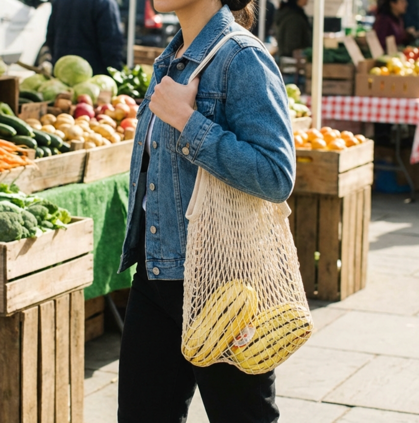 Cotton Net Produce Bag