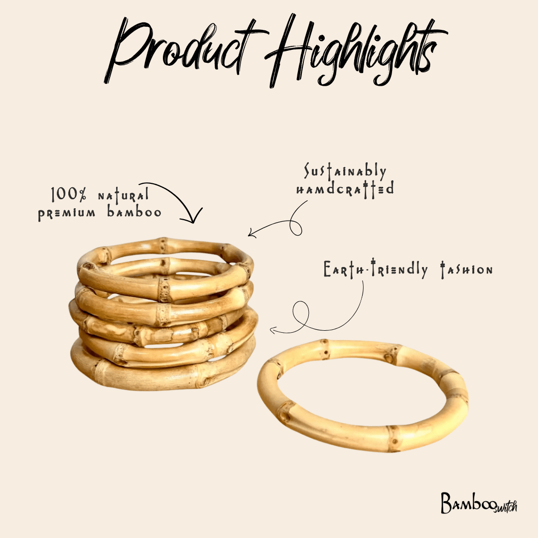 Bamboo Bangle Bracelet