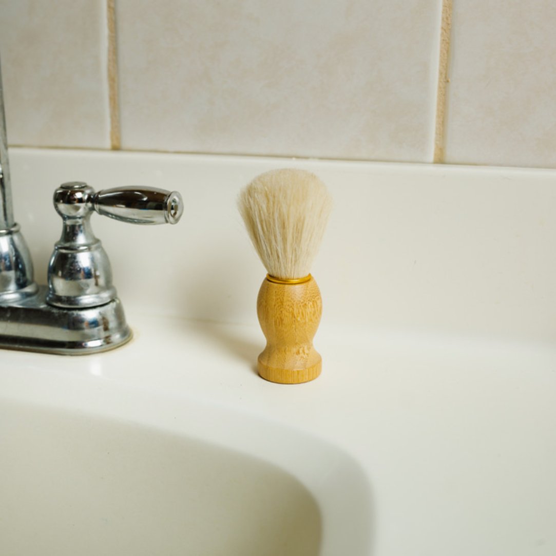 Bamboo Shaving Bowl & Brush Set