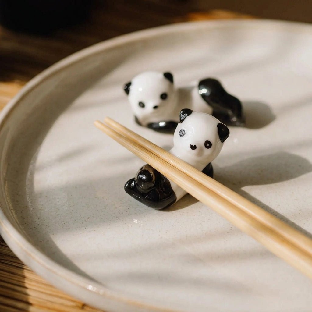 Panda Chopstick Rest | Set of 2