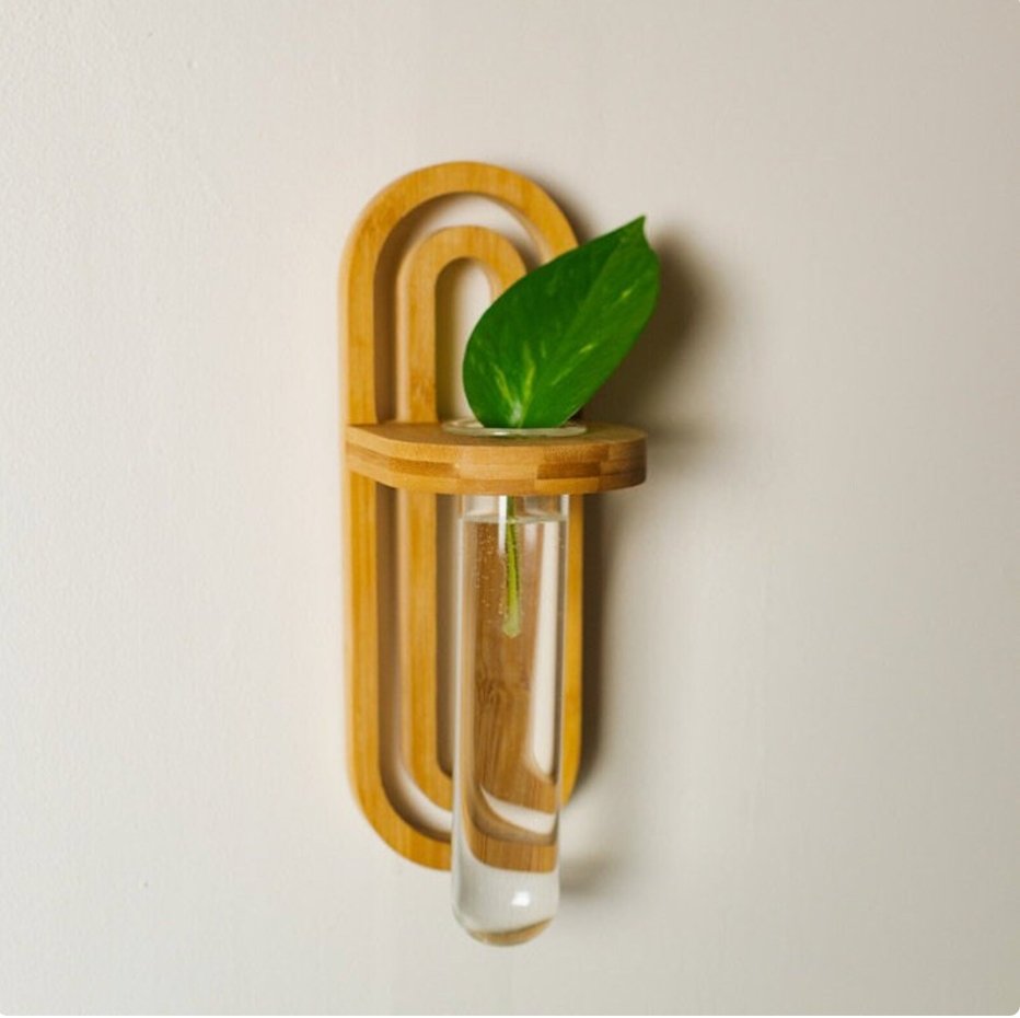 Bamboo Propagation Planter | Wall Vase