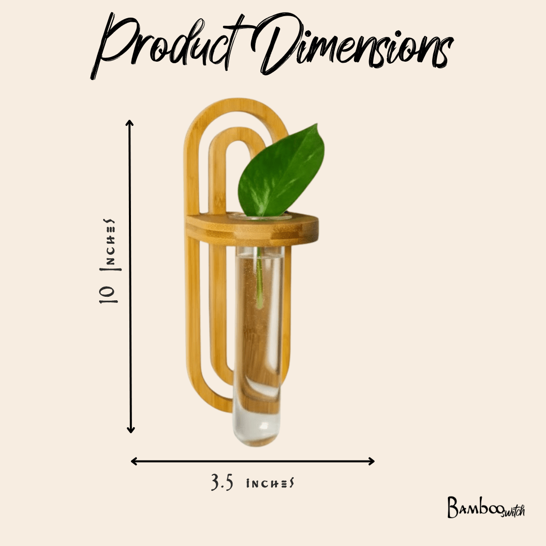 Bamboo Propagation Planter | Wall Vase