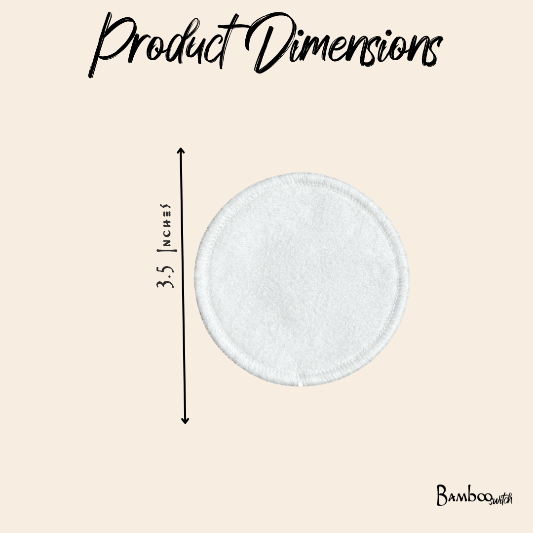 Reusable Bamboo Cotton Facial Rounds | 20 Ct.