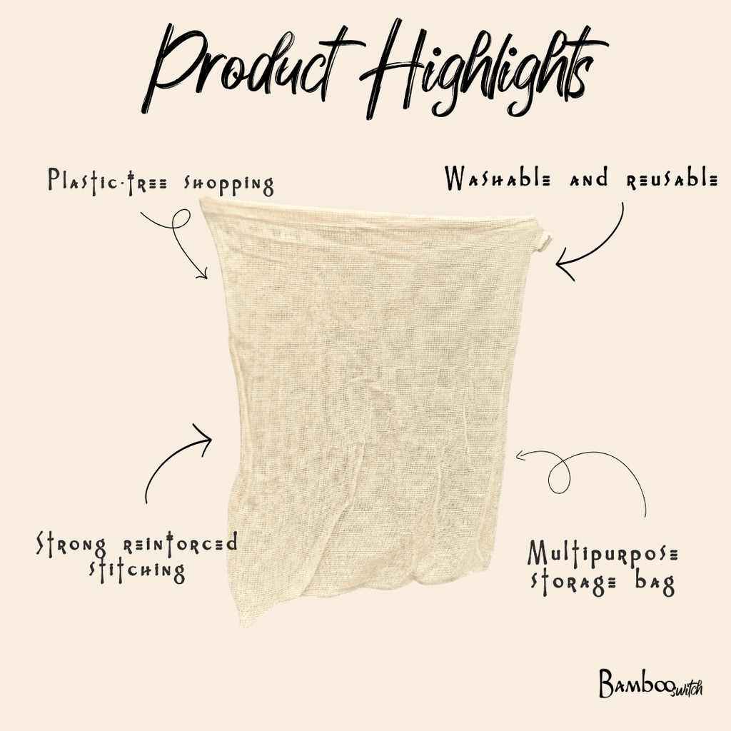 Reusable Mesh Produce Bags | 2 Pack