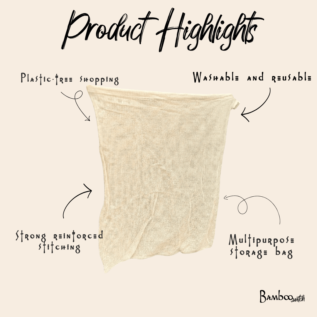 Reusable Mesh Produce Bags | 2 Pack