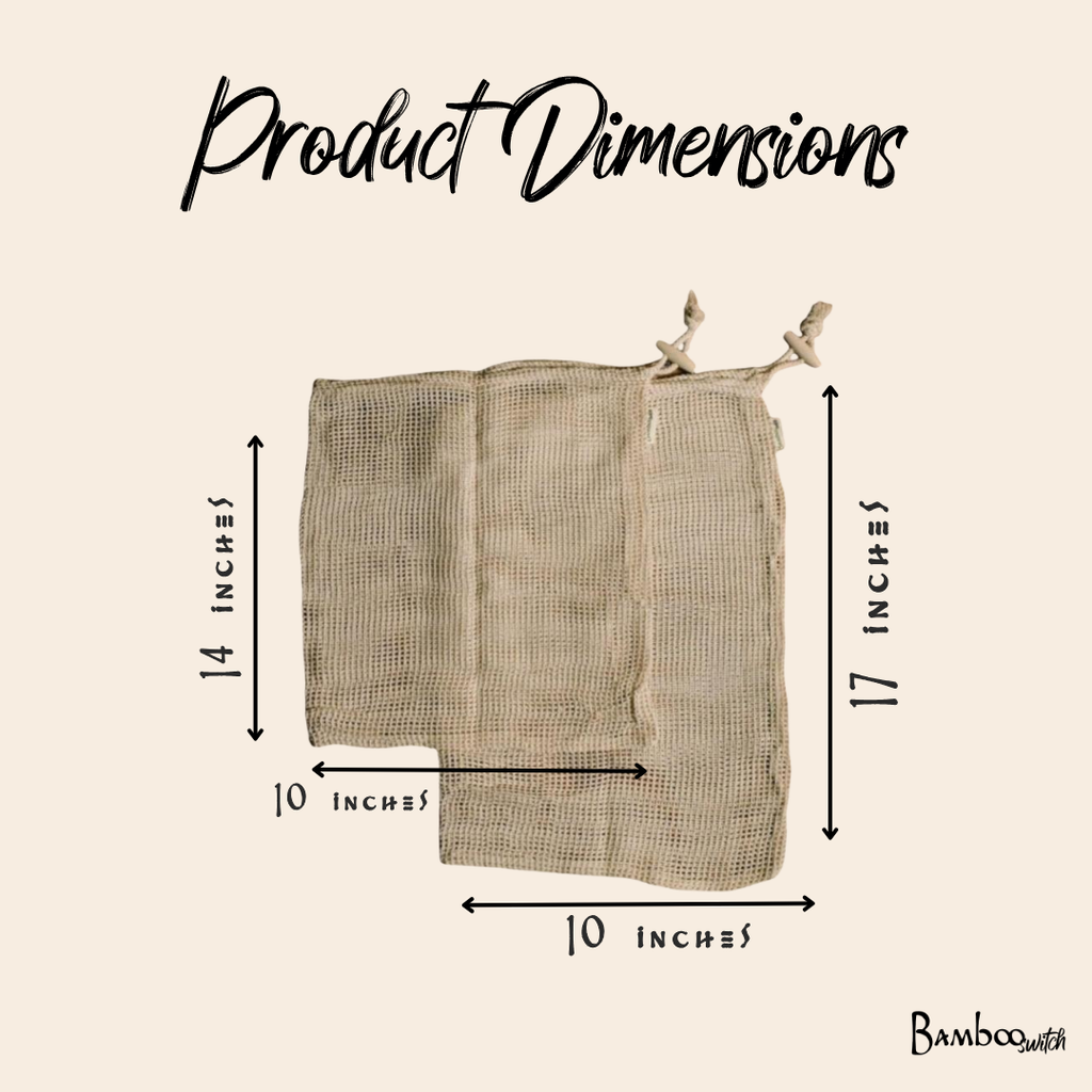Reusable Mesh Produce Bags | 2 Pack