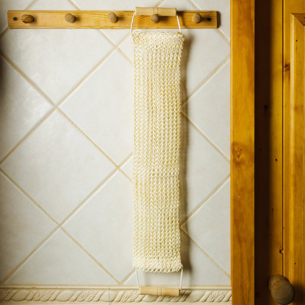 Sisal Back Scrubber with Bamboo Handles