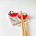Panda & Watermelon Chopstick Rest | Set of 2