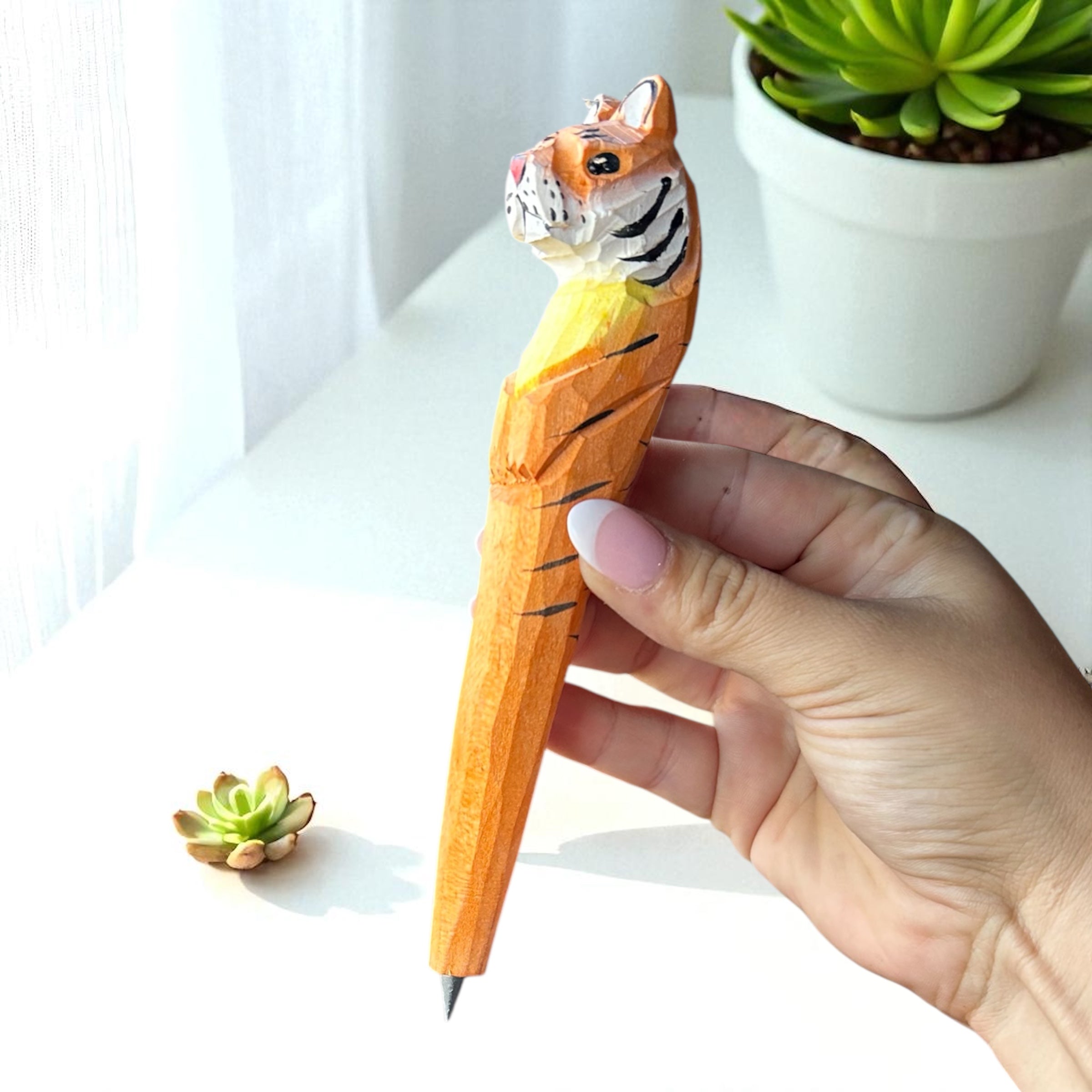 Wooden Animal Never Ending Pencil