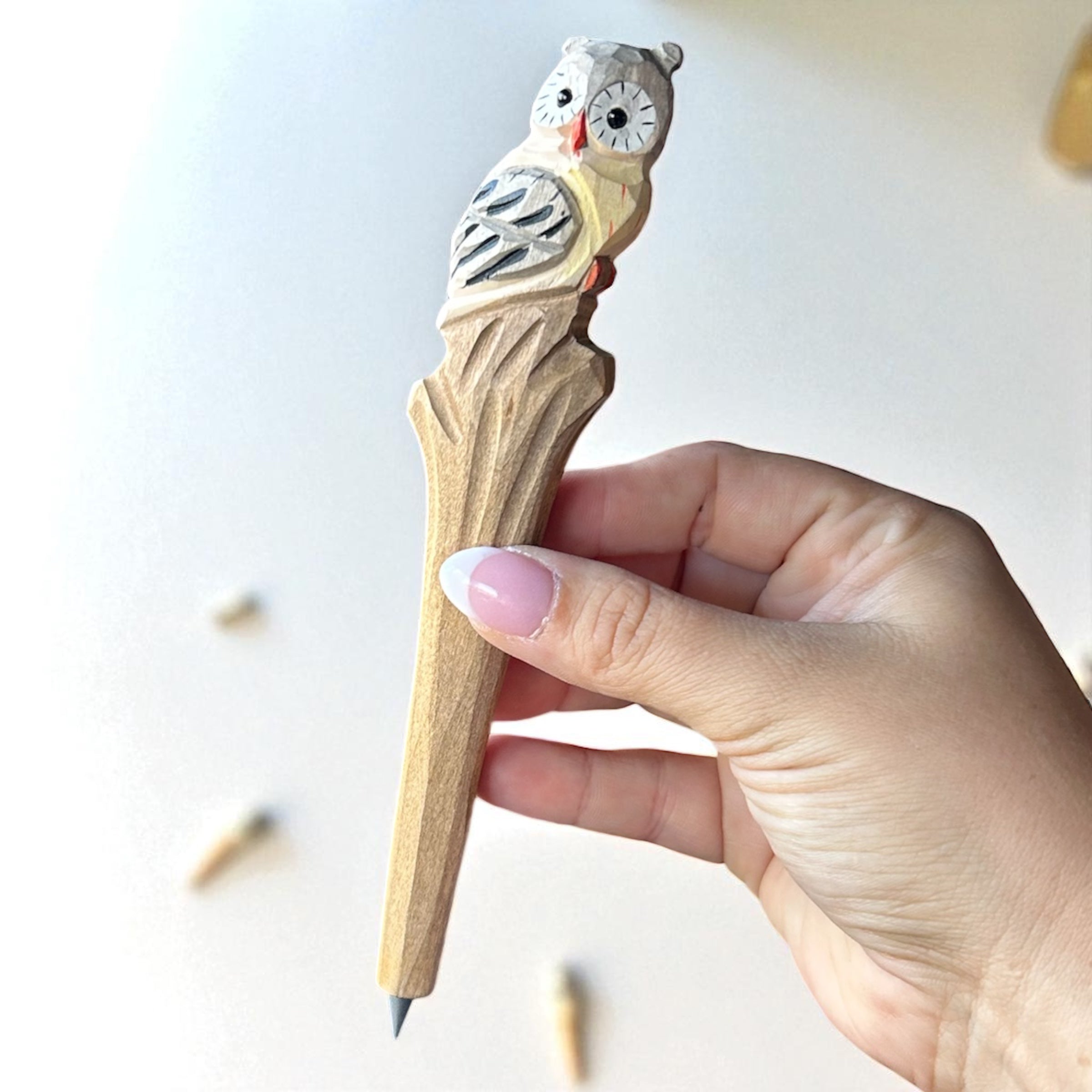Wooden Animal Never Ending Pencil