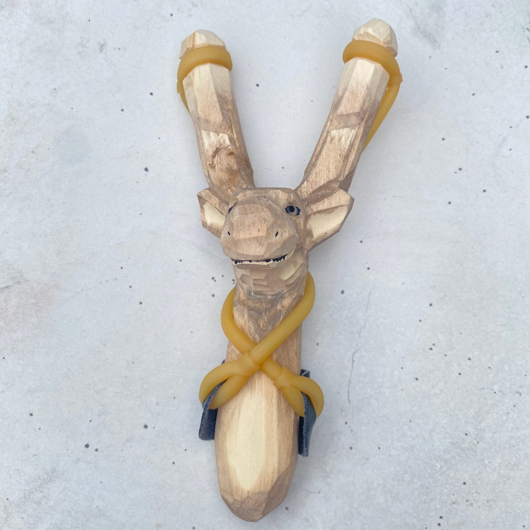 Wooden Toy | Animal Slingshot