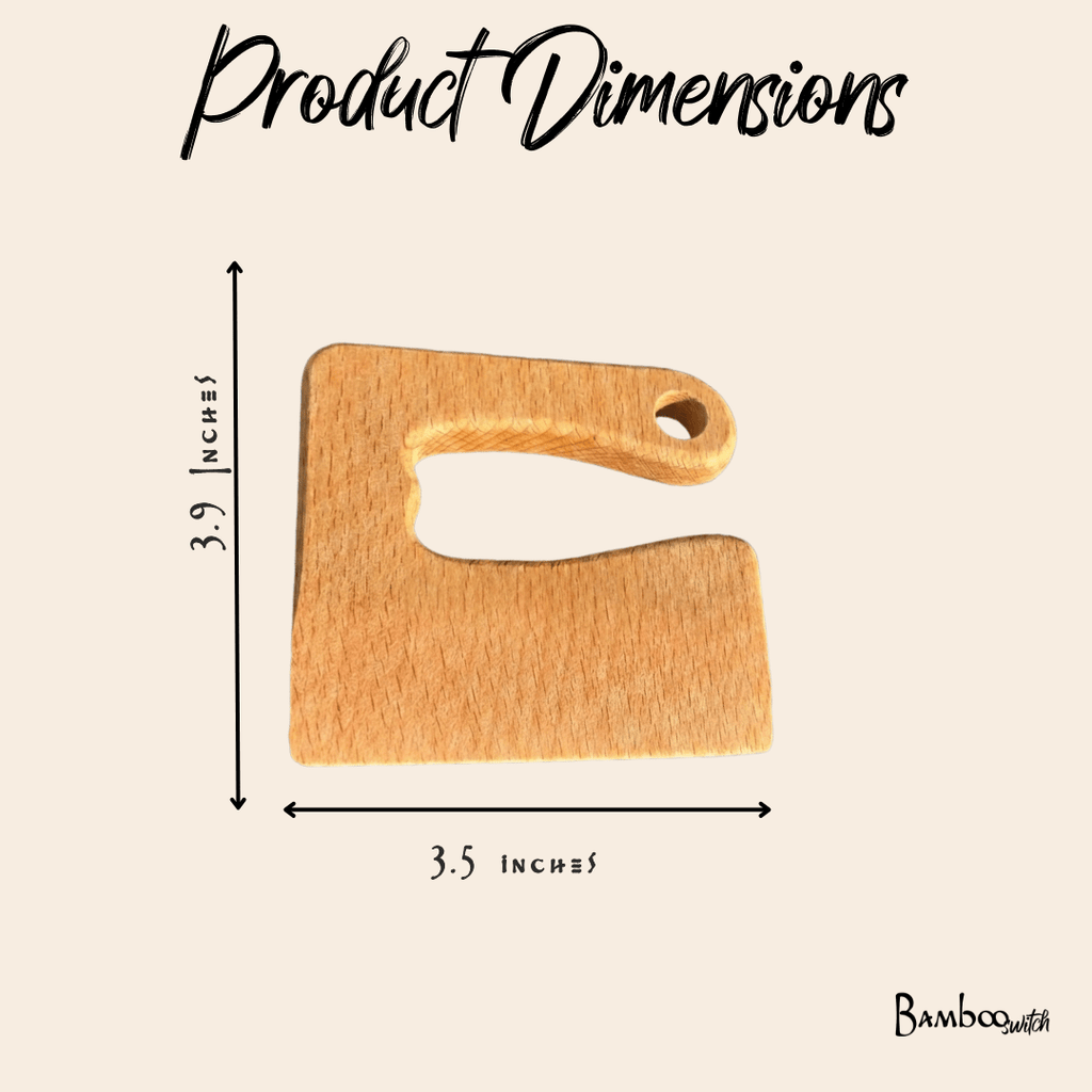 Wooden Dough Cutter Knife