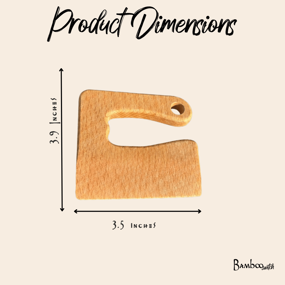 Wooden Dough Cutter Knife