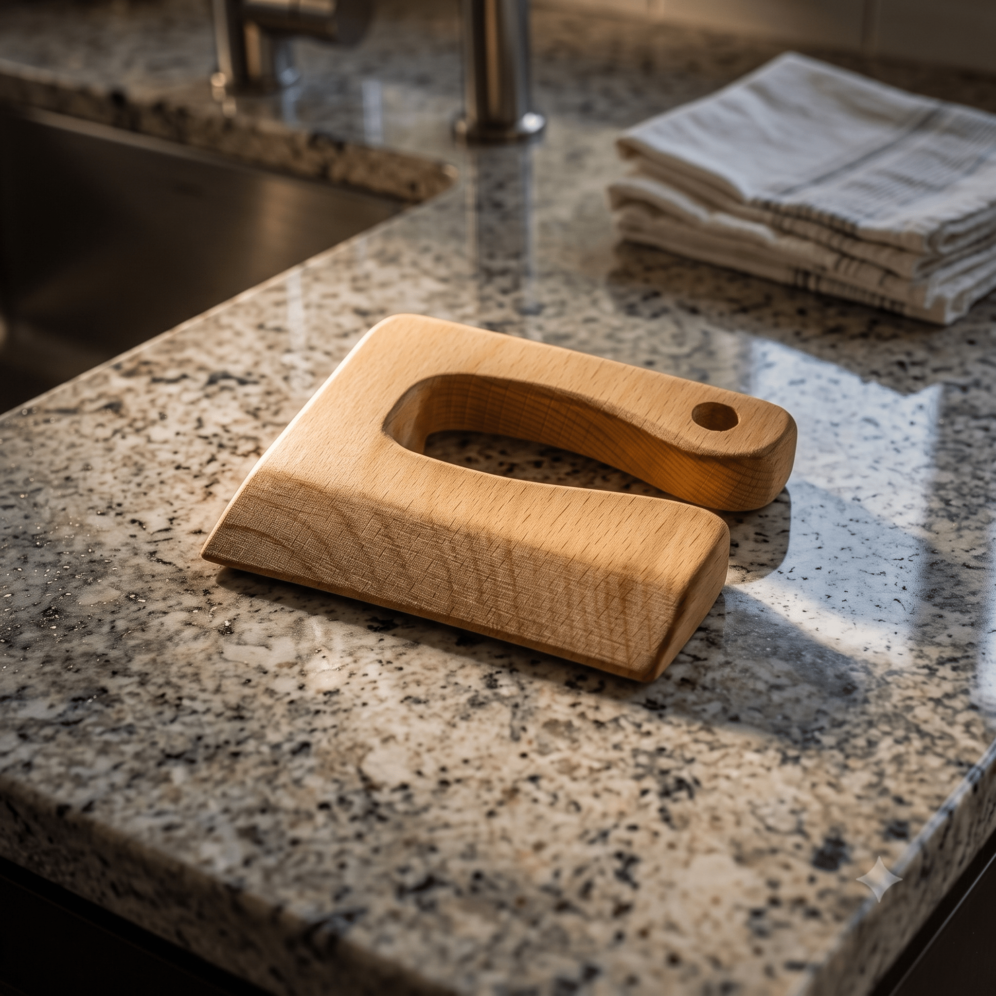 Wooden Dough Cutter Knife