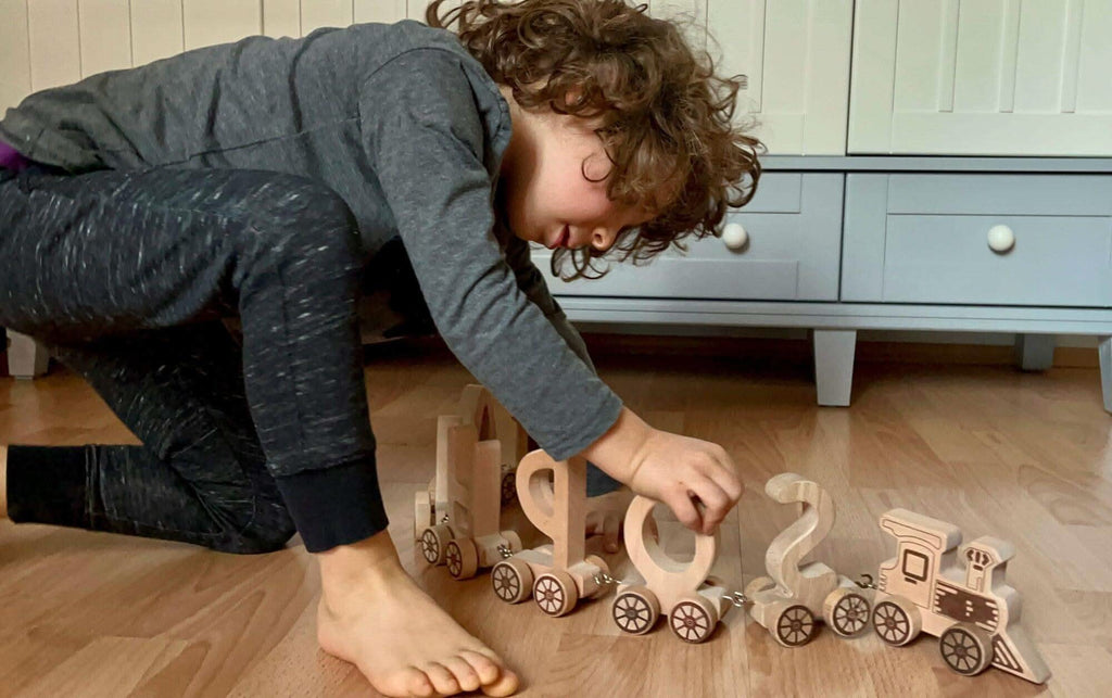 Wooden Letter Train Puzzle