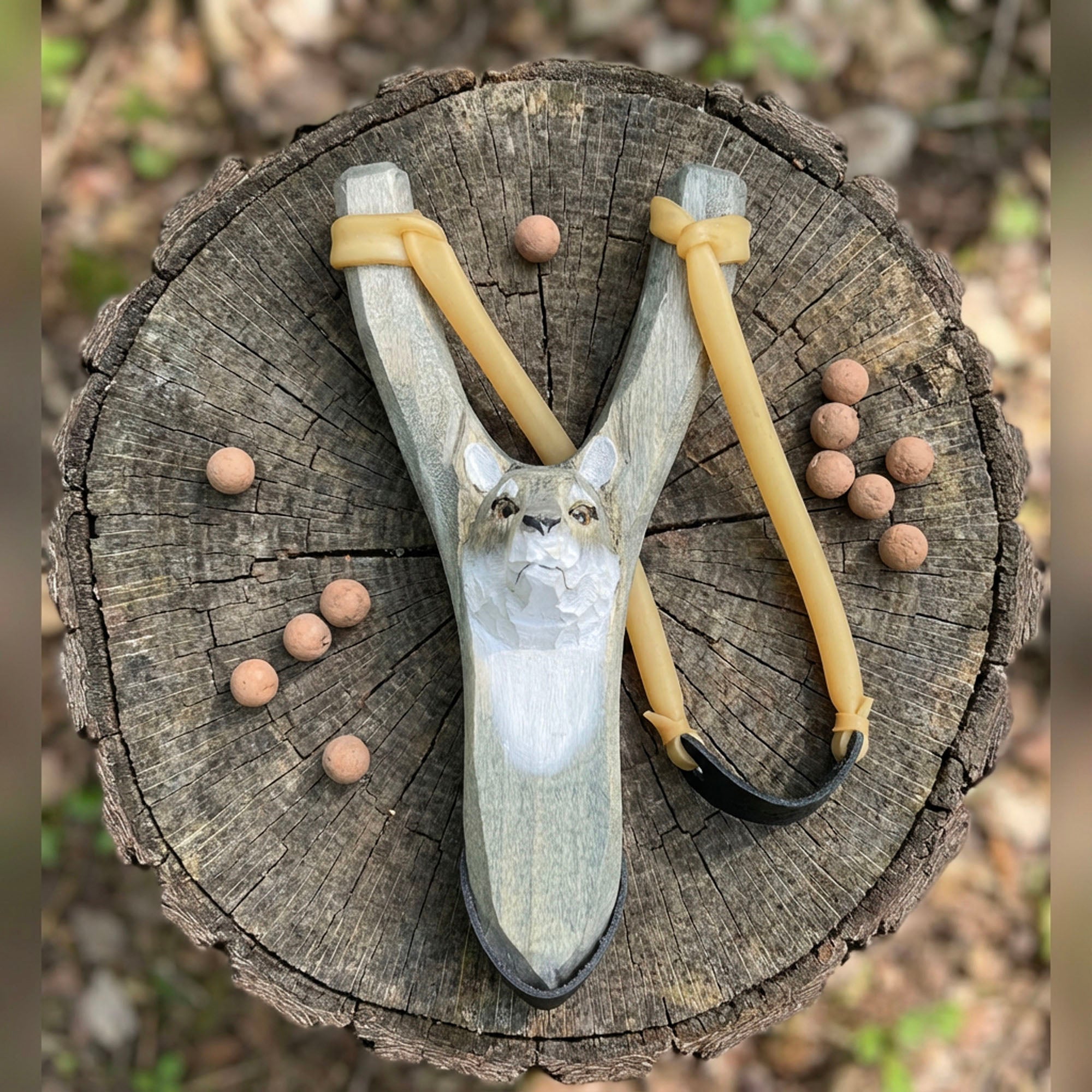 Wooden Toy | Animal Slingshot