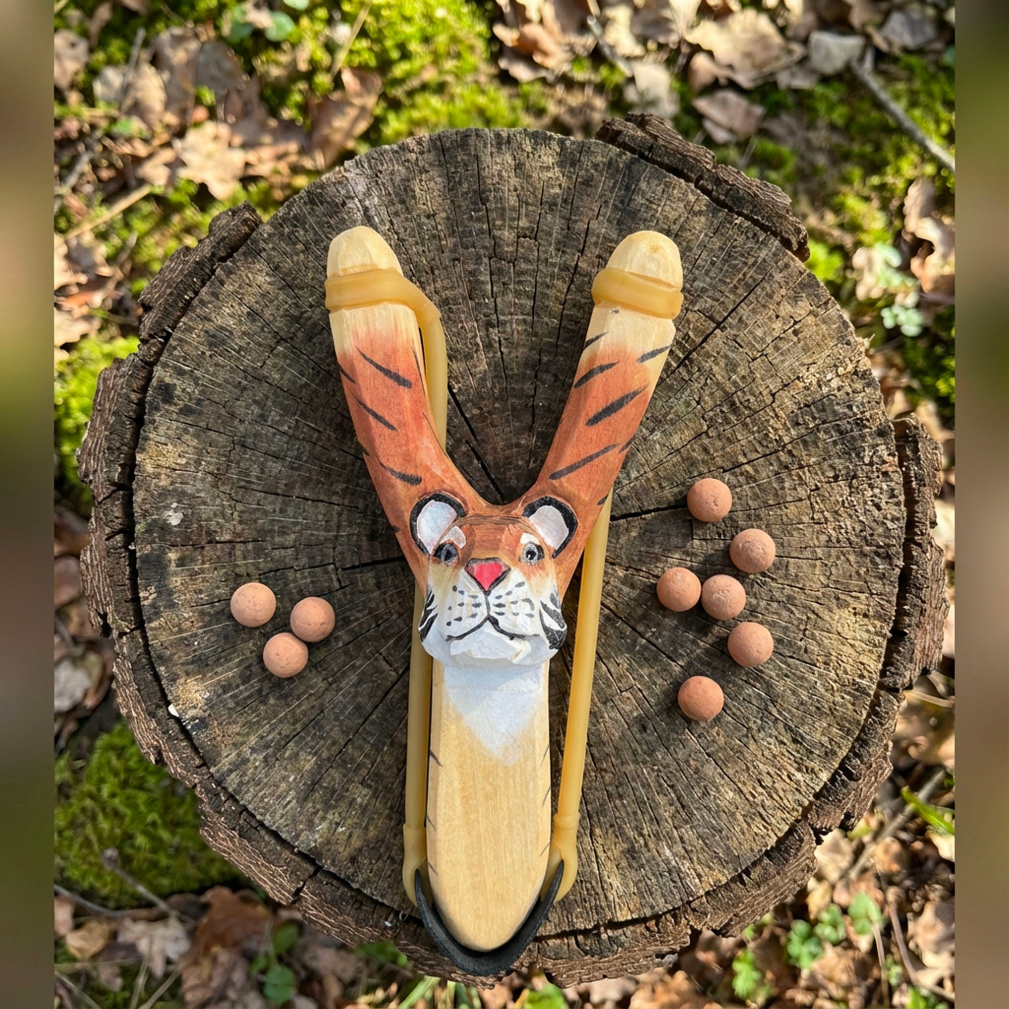 Wooden Toy | Animal Slingshot