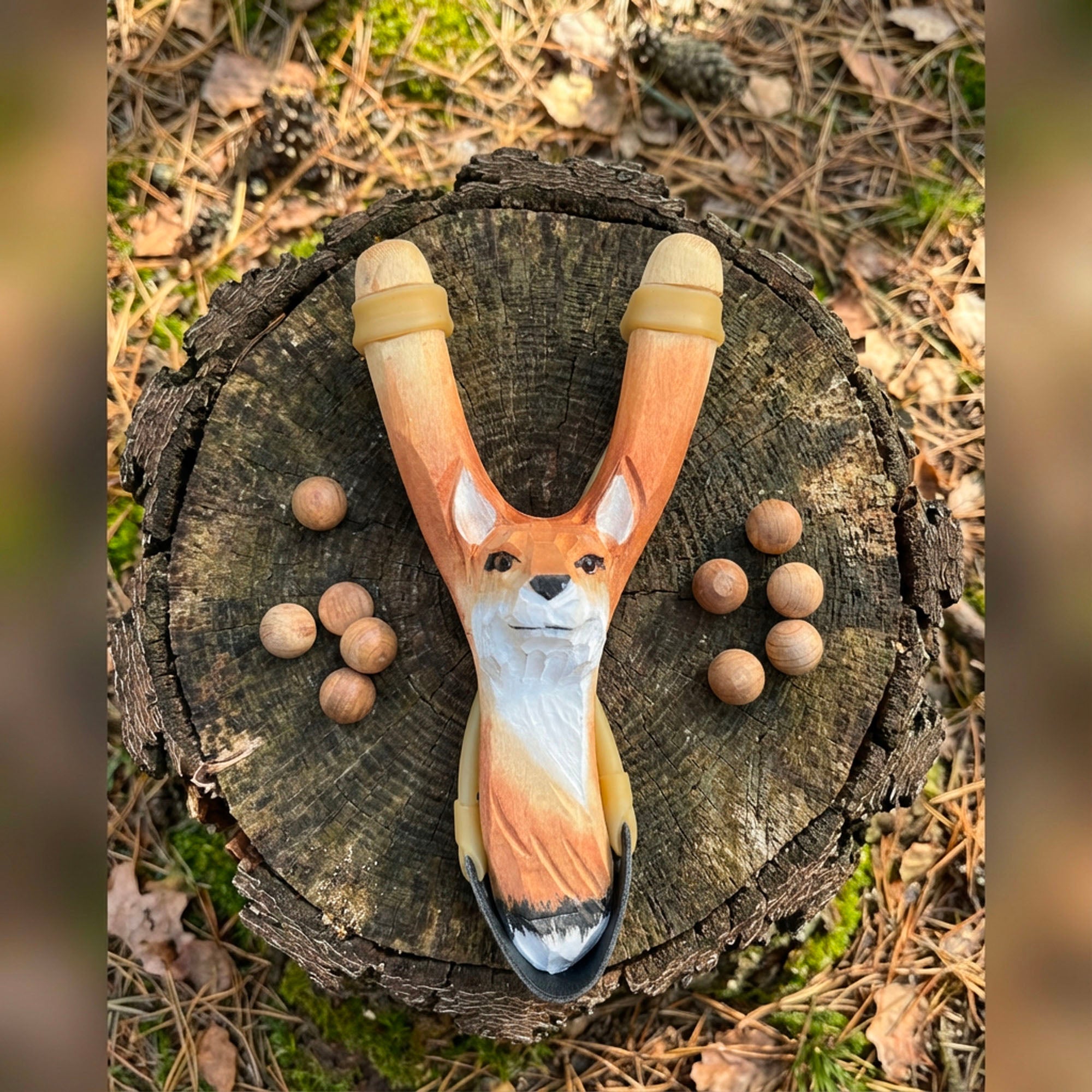 Wooden Toy | Animal Slingshot